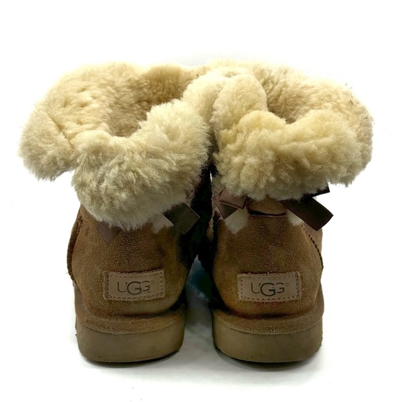 Ugg Mini Bailey Bow Boots Brown - Picture 6 of 10